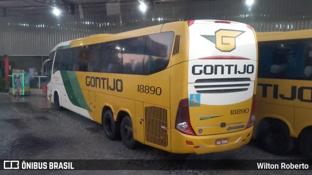 Empresa Gontijo de Transportes 18890 na cidade de Itaobim, Minas Gerais, Brasil, por Wilton Roberto. Número da foto: #11506145.