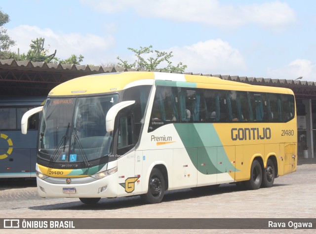 Empresa Gontijo de Transportes 21480 na cidade de Vitória da Conquista, Bahia, Brasil, por Rava Ogawa. Número da foto: #11505895.