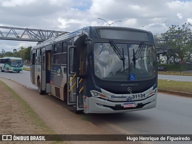 Auto Omnibus Nova Suissa 31134 na cidade de Belo Horizonte, Minas Gerais, Brasil, por Hugo Henrique de Figueiredo. ID da foto: 11506854.