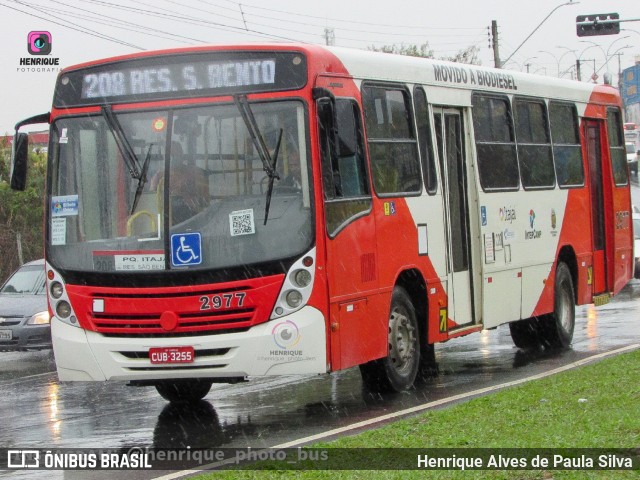 Itajaí Transportes Coletivos 2977 na cidade de Campinas, São Paulo, Brasil, por Henrique Alves de Paula Silva. Número da foto: #11507797.