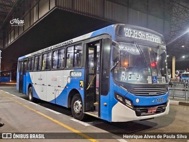 VB Transportes e Turismo 1401 na cidade de Campinas, São Paulo, Brasil, por Henrique Alves de Paula Silva. Número da foto: #11508047.