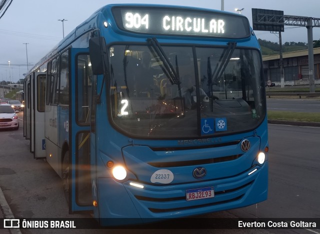 Nova Transporte 22337 na cidade de Cariacica, Espírito Santo, Brasil, por Everton Costa Goltara. Número da foto: #11505364.