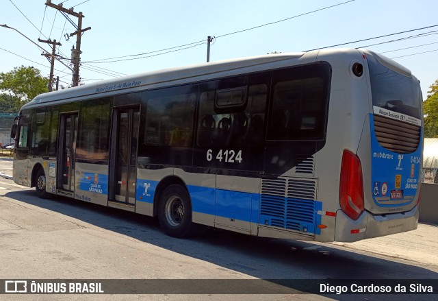 Viação Paratodos > São Jorge > Metropolitana São Paulo > Mobibrasil 6 4124 na cidade de São Paulo, São Paulo, Brasil, por Diego Cardoso da Silva. Número da foto: #11507225.