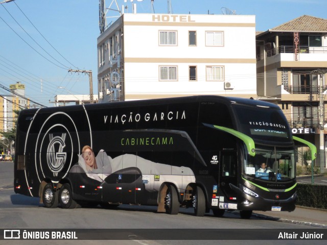 Viação Garcia 86038 na cidade de Balneário Camboriú, Santa Catarina, Brasil, por Altair Júnior. ID da foto: 11582859.