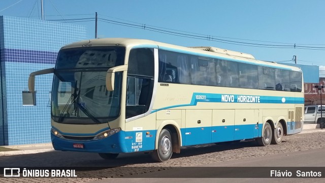 Viação Novo Horizonte 1026311 na cidade de Barra da Estiva, Bahia, Brasil, por Flávio  Santos. Número da foto: #11581498.