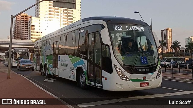 TCCC - Transporte Coletivo Cidade Canção 6801 na cidade de Maringá, Paraná, Brasil, por Luiz Scaff. Número da foto: #11581872.