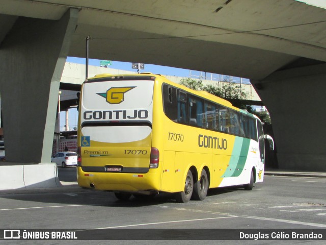 Empresa Gontijo de Transportes 17070 na cidade de Belo Horizonte, Minas Gerais, Brasil, por Douglas Célio Brandao. ID da foto: 11582077.