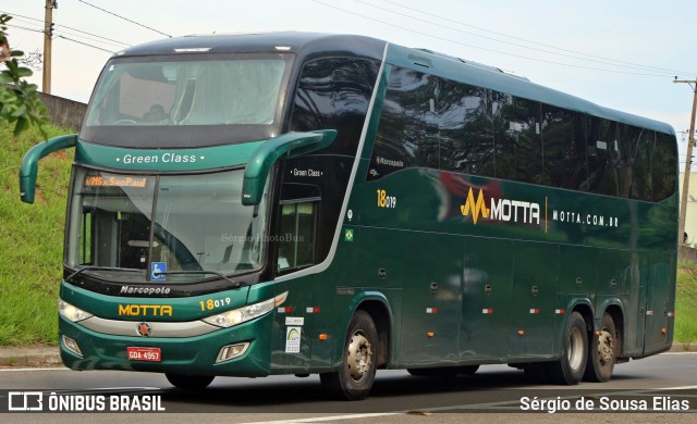 Viação Motta 18019 na cidade de Campinas, São Paulo, Brasil, por Sérgio de Sousa Elias. Número da foto: #11583572.