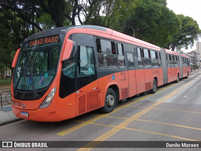 Transporte Coletivo Glória BE708 na cidade de Curitiba, Paraná, Brasil, por Danilo Moraes. ID da foto: 11582230.