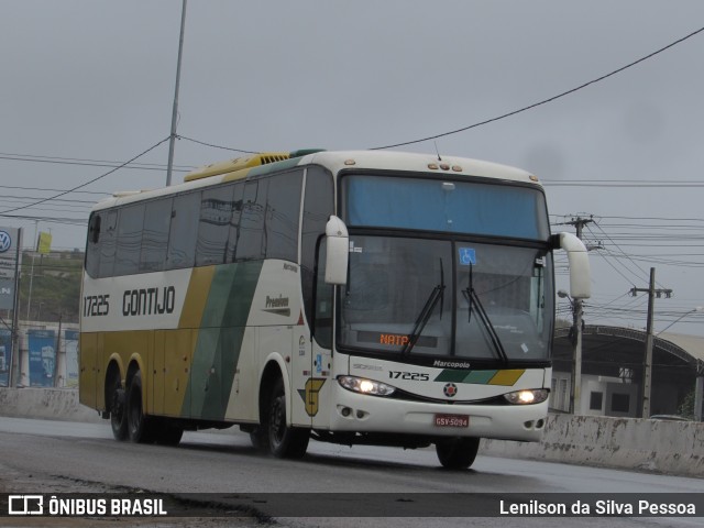 Empresa Gontijo de Transportes 17225 na cidade de Caruaru, Pernambuco, Brasil, por Lenilson da Silva Pessoa. ID da foto: 11583343.