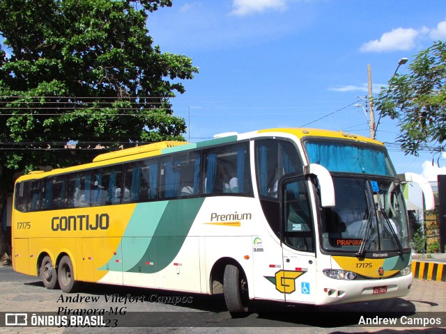 Empresa Gontijo de Transportes 17175 na cidade de Pirapora, Minas Gerais, Brasil, por Andrew Campos. ID da foto: 11583067.