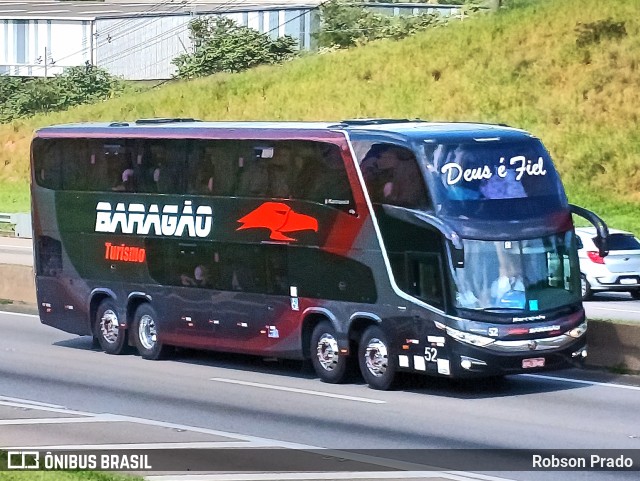 Baragão Turismo 52 na cidade de São José dos Campos, São Paulo, Brasil, por Robson Prado. ID da foto: 11583105.