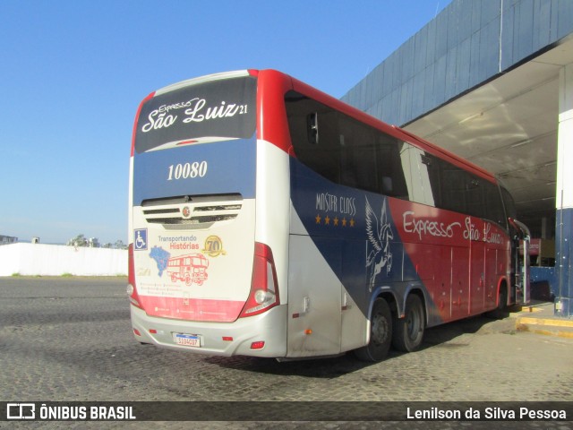 Expresso São Luiz 10080 na cidade de Caruaru, Pernambuco, Brasil, por Lenilson da Silva Pessoa. Número da foto: #11583236.