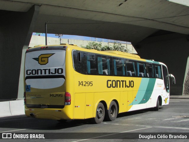 Empresa Gontijo de Transportes 14295 na cidade de Belo Horizonte, Minas Gerais, Brasil, por Douglas Célio Brandao. ID da foto: 11583050.