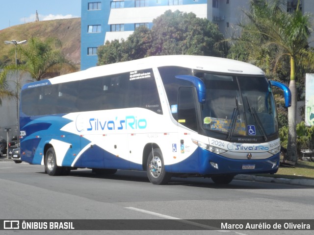 Silva's Rio Turismo e Fretamento 2024 na cidade de Aparecida, São Paulo, Brasil, por Marco Aurélio de Oliveira. ID da foto: 11586416.