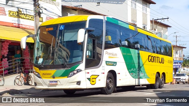 Empresa Gontijo de Transportes 15080 na cidade de Serra, Espírito Santo, Brasil, por Thaynan Sarmento. ID da foto: 11584678.