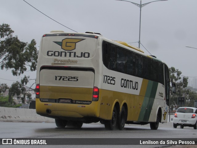 Empresa Gontijo de Transportes 17225 na cidade de Caruaru, Pernambuco, Brasil, por Lenilson da Silva Pessoa. ID da foto: 11585527.