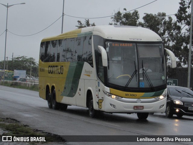 Empresa Gontijo de Transportes 18380 na cidade de Caruaru, Pernambuco, Brasil, por Lenilson da Silva Pessoa. ID da foto: 11585486.