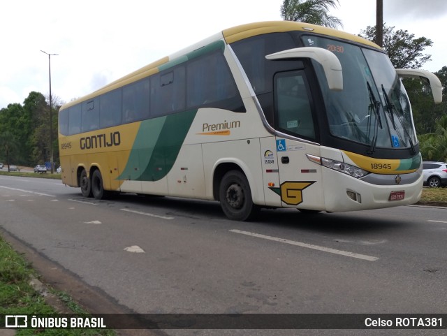 Empresa Gontijo de Transportes 18945 na cidade de Ipatinga, Minas Gerais, Brasil, por Celso ROTA381. ID da foto: 11584624.