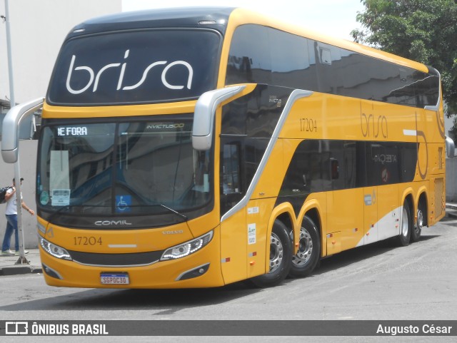 Brisa Ônibus 17204 na cidade de Rio de Janeiro, Rio de Janeiro, Brasil, por Augusto César. Número da foto: #11584269.