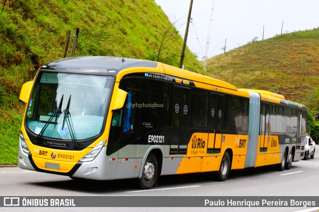Mobi Rio E902121 na cidade de Piraí, Rio de Janeiro, Brasil, por Paulo Henrique Pereira Borges. Número da foto: #11584715.