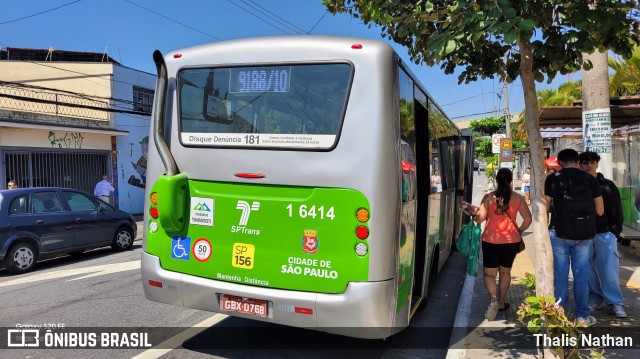 Transcooper > Norte Buss 1 6414 na cidade de São Paulo, São Paulo, Brasil, por Thalis Nathan. ID da foto: 11583905.