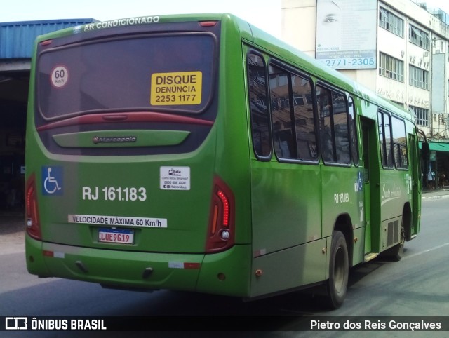 Transportes Santo Antônio RJ 161.183 na cidade de Duque de Caxias, Rio de Janeiro, Brasil, por Pietro dos Reis Gonçalves . ID da foto: 11585416.