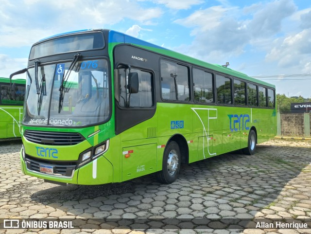 Terra Auto Viação 076 na cidade de Paulínia, São Paulo, Brasil, por Allan Henrique. ID da foto: 11585116.