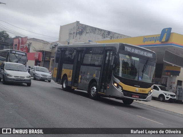 Transunião Transportes 3 6063 na cidade de São Paulo, São Paulo, Brasil, por Rafael Lopes de Oliveira. Número da foto: #11583877.