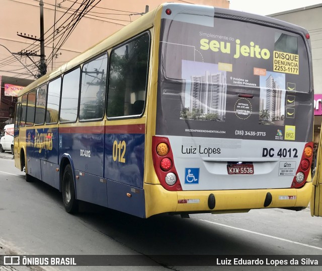 Auto Viação Reginas DC 4.012 na cidade de Duque de Caxias, Rio de Janeiro, Brasil, por Luiz Eduardo Lopes da Silva. Número da foto: #11584517.