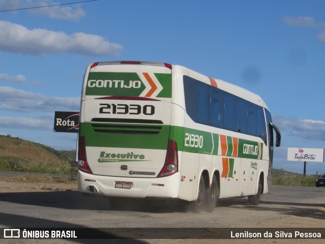 Empresa Gontijo de Transportes 21330 na cidade de Taquaritinga do Norte, Pernambuco, Brasil, por Lenilson da Silva Pessoa. ID da foto: 11585470.