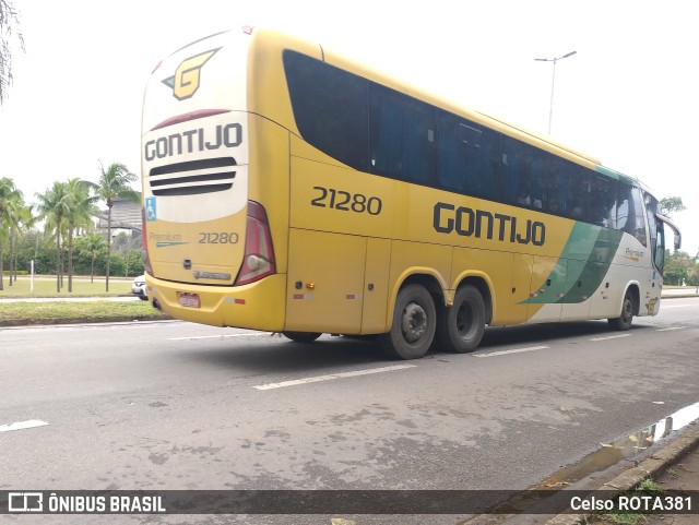Empresa Gontijo de Transportes 21280 na cidade de Ipatinga, Minas Gerais, Brasil, por Celso ROTA381. Número da foto: #11584620.