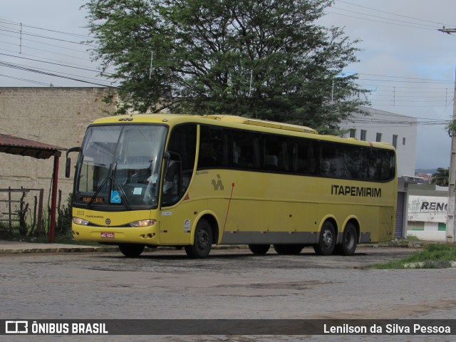 Viação Itapemirim 5033 na cidade de Caruaru, Pernambuco, Brasil, por Lenilson da Silva Pessoa. ID da foto: 11585896.