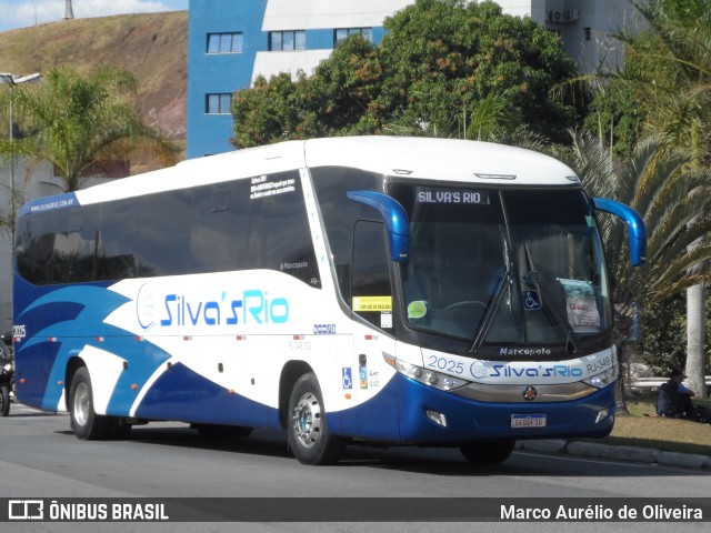 Silva's Rio Turismo e Fretamento 2025 na cidade de Aparecida, São Paulo, Brasil, por Marco Aurélio de Oliveira. ID da foto: 11586419.