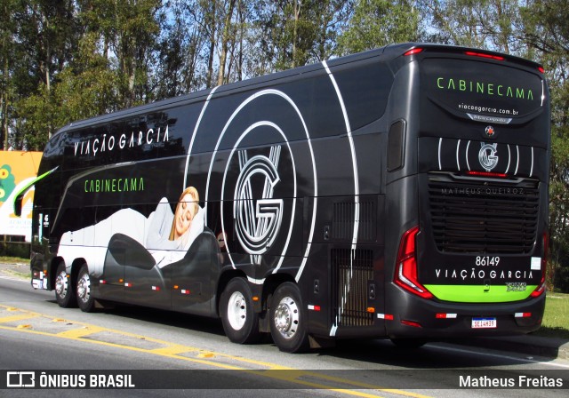 Viação Garcia 86149 na cidade de Resende, Rio de Janeiro, Brasil, por Matheus Freitas. Número da foto: #11586170.