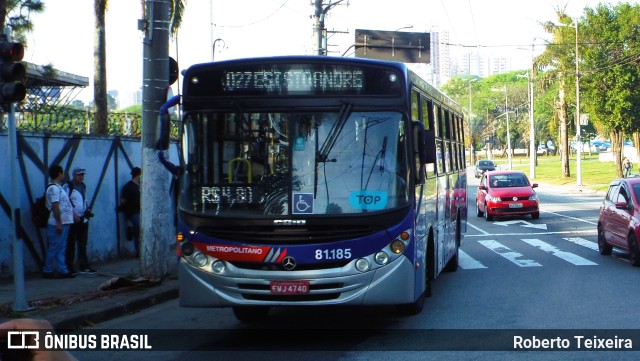 Next Mobilidade - ABC Sistema de Transporte 81.185 na cidade de Santo André, São Paulo, Brasil, por Roberto Teixeira. ID da foto: 11510148.