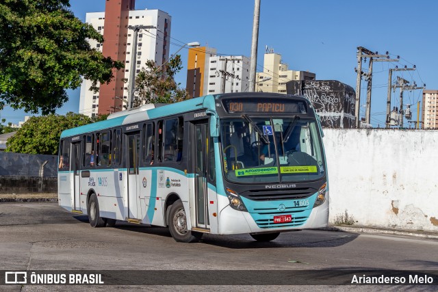 Viação Siará Grande 14605 na cidade de Fortaleza, Ceará, Brasil, por Arianderso Melo. Número da foto: #11509643.