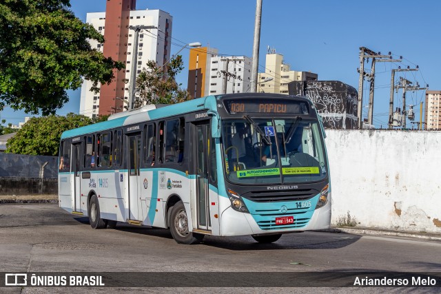 Viação Siará Grande 14605 na cidade de Fortaleza, Ceará, Brasil, por Arianderso Melo. ID da foto: 11509643.