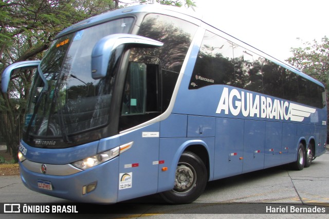 Viação Águia Branca 32730 na cidade de São Paulo, São Paulo, Brasil, por Hariel Bernades. Número da foto: #11508329.