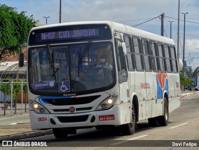 Reunidas Transportes Urbanos 08054 na cidade de Natal, Rio Grande do Norte, Brasil, por Davi Felipe. Número da foto: #11509786.