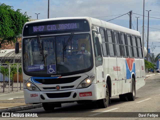 Reunidas Transportes Urbanos 08054 na cidade de Natal, Rio Grande do Norte, Brasil, por Davi Felipe. ID da foto: 11509786.