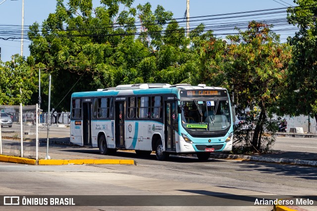 Viação Siará Grande 14511 na cidade de Fortaleza, Ceará, Brasil, por Arianderso Melo. Número da foto: #11509551.
