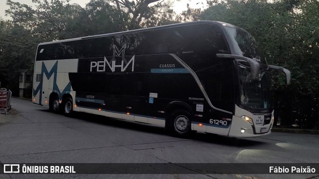 Empresa de Ônibus Nossa Senhora da Penha 61290 na cidade de São Paulo, São Paulo, Brasil, por Fábio Paixão. ID da foto: 11509312.