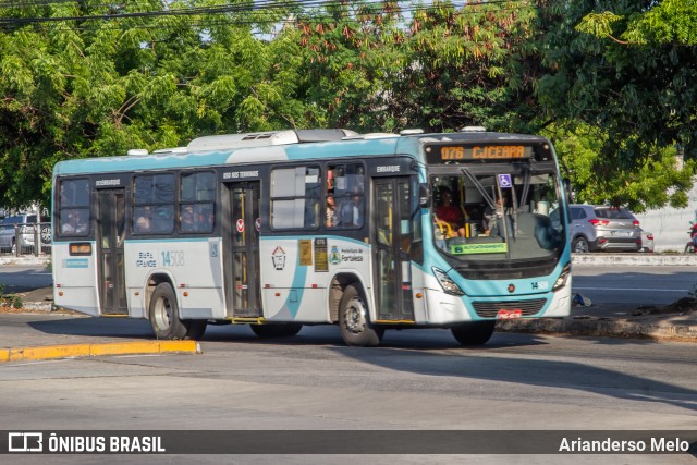 Viação Siará Grande 14508 na cidade de Fortaleza, Ceará, Brasil, por Arianderso Melo. Número da foto: #11509528.