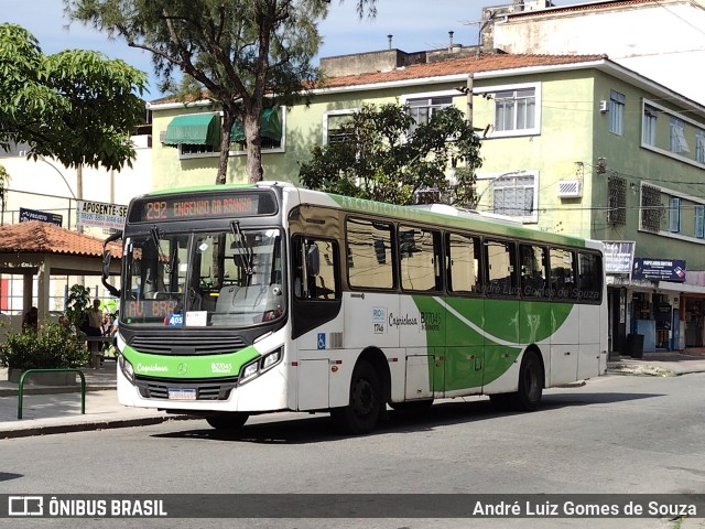 Caprichosa Auto Ônibus B27045 na cidade de Rio de Janeiro, Rio de Janeiro, Brasil, por André Luiz Gomes de Souza. ID da foto: 11511069.