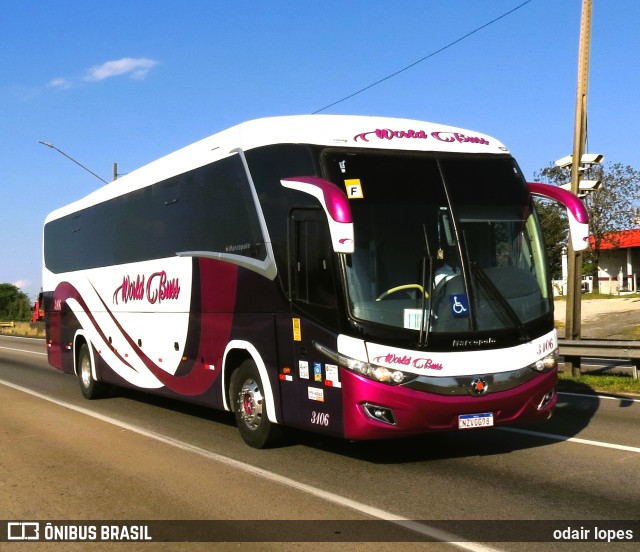 World Buss 3106 na cidade de Caçapava, São Paulo, Brasil, por odair lopes. Número da foto: #11510398.