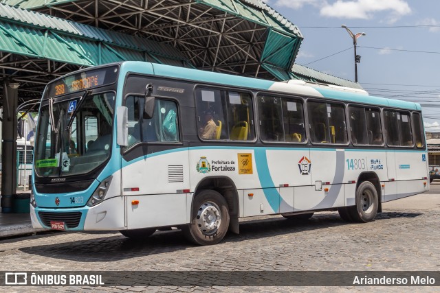Viação Siará Grande 14803 na cidade de Fortaleza, Ceará, Brasil, por Arianderso Melo. Número da foto: #11509709.