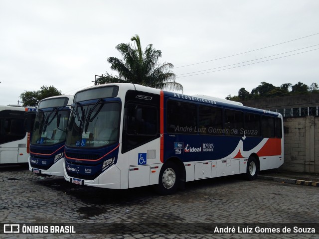 Viação Ideal B28505 na cidade de Rio de Janeiro, Rio de Janeiro, Brasil, por André Luiz Gomes de Souza. ID da foto: 11510513.