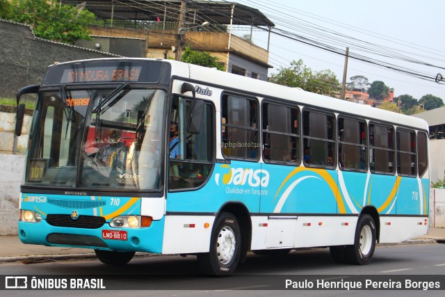 TRANSA - Transa Transporte Coletivo 710 na cidade de Três Rios, Rio de Janeiro, Brasil, por Paulo Henrique Pereira Borges. Número da foto: #11509127.