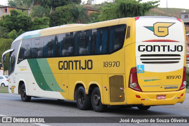 Empresa Gontijo de Transportes 18970 na cidade de Barra do Piraí, Rio de Janeiro, Brasil, por José Augusto de Souza Oliveira. ID da foto: 11510736.